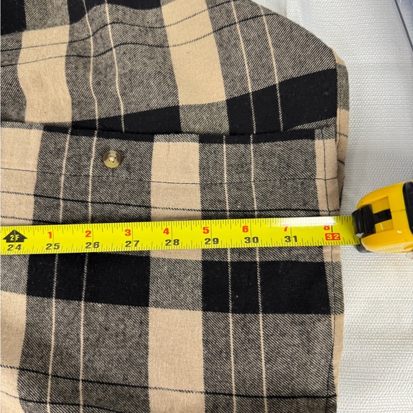Saddlebred Men’s 2X Black and Tan Flannel Shirt - New with tags - Picture 5 of 6